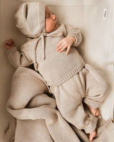 Beige Merino Wool  Classic Blanket