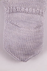 Grey Merino Wool Baby Footed Pants