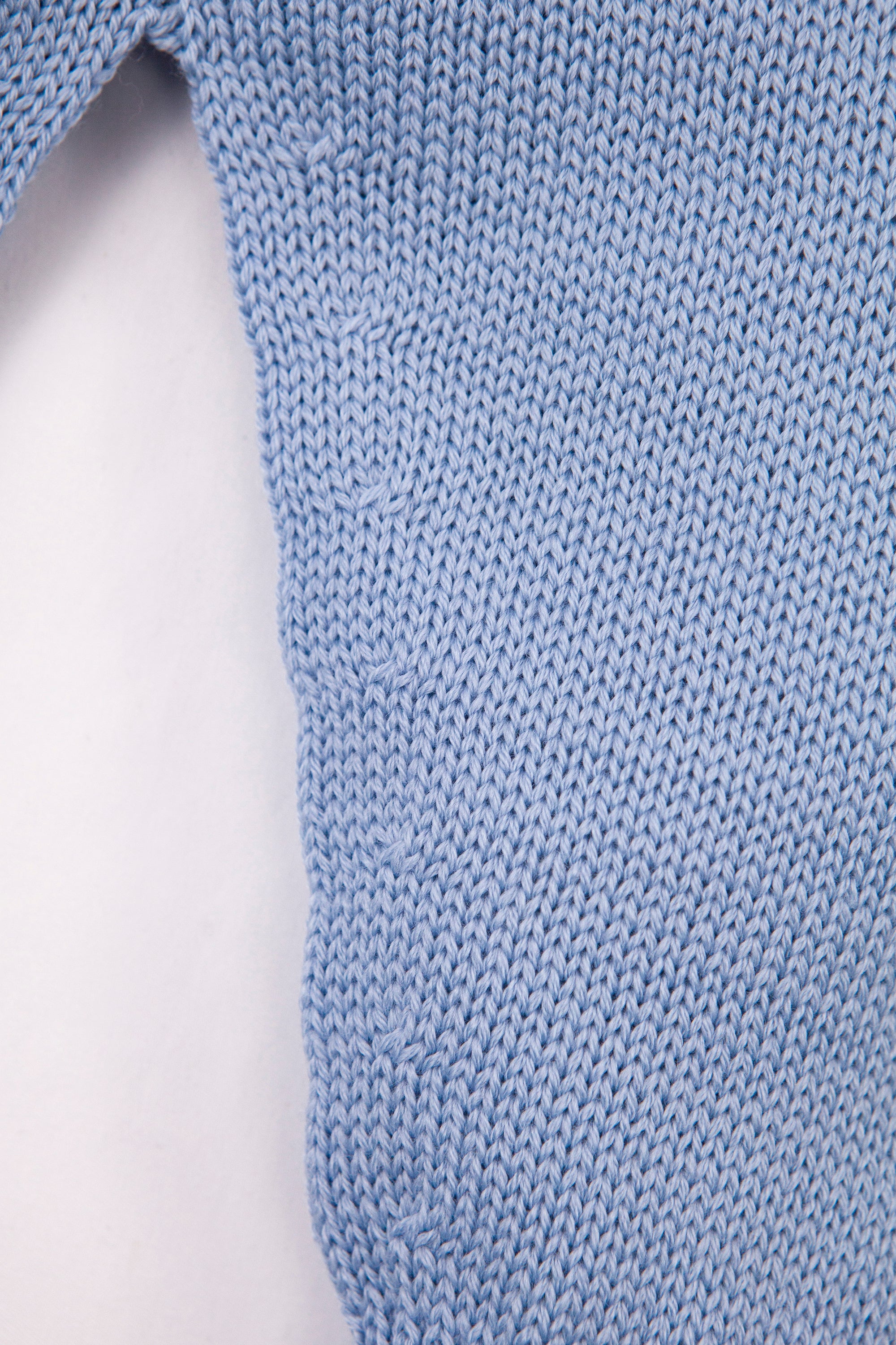 Blue Merino Wool Knitted Baby  Pants