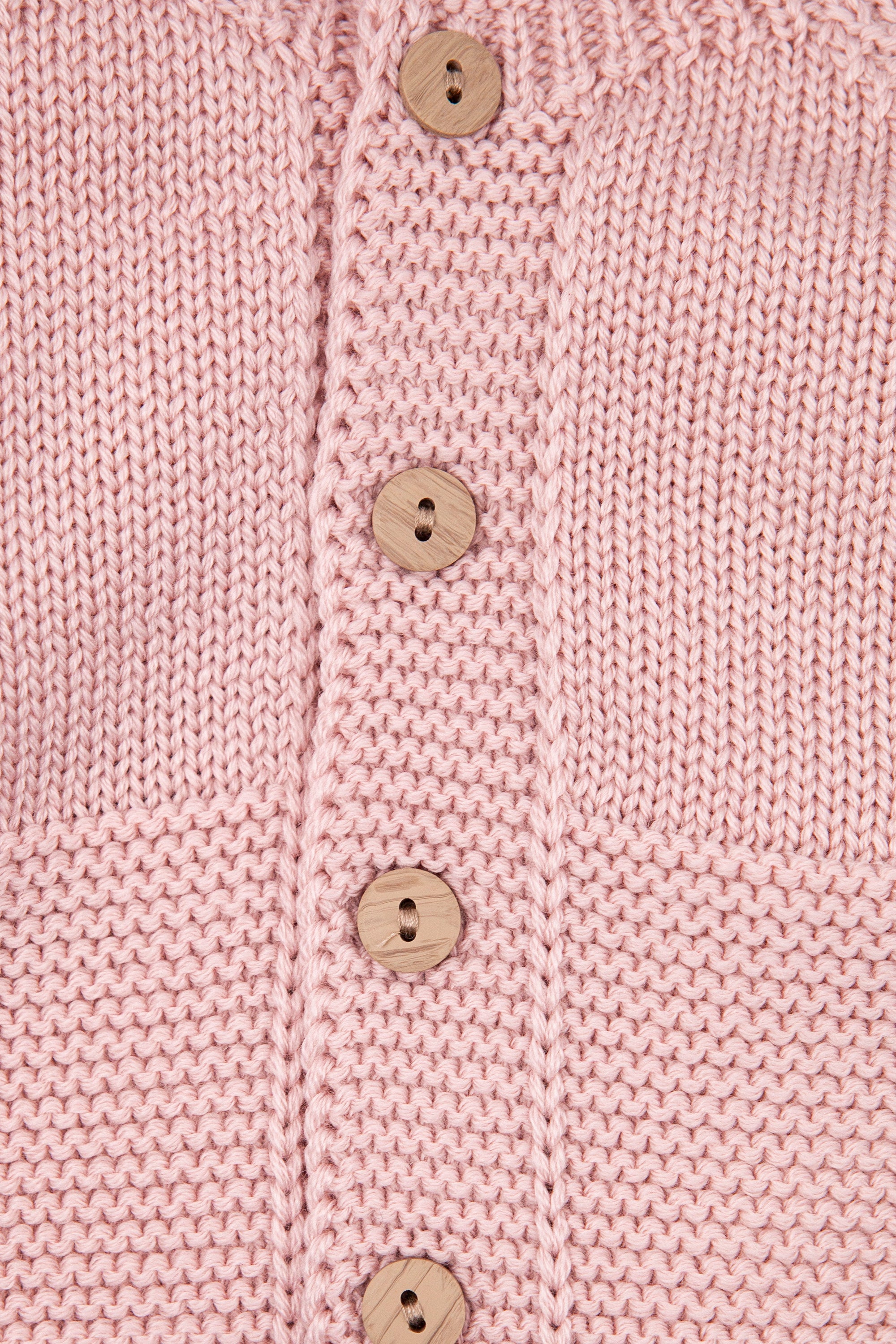 Pink Merino Wool Baby Cardigans