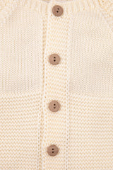 Cream Merino Wool Baby Cardigans