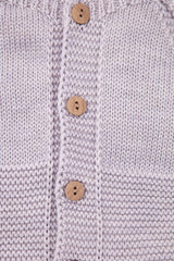 Grey Merino Wool Baby Cardigans
