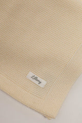 Cream Merino Wool  Classic Blanket