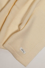 Cream Merino Wool  Classic Blanket