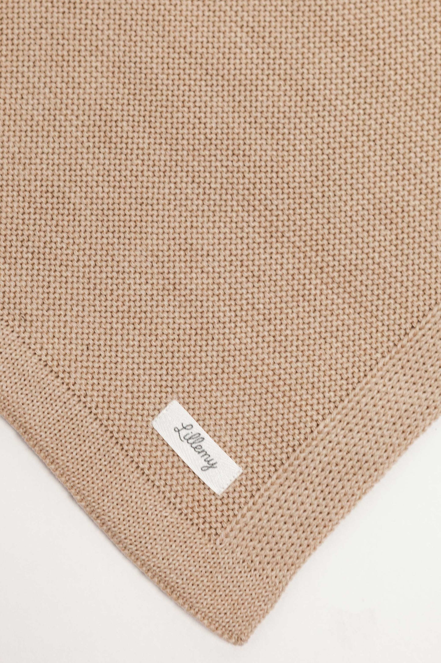 Beige Merino Wool  Classic Blanket