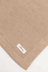 Beige Merino Wool  Classic Blanket