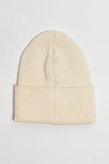 Cream Merino Wool Middle Weight Beanie