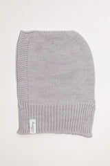 Grey Merino Wool Baby Balaclava