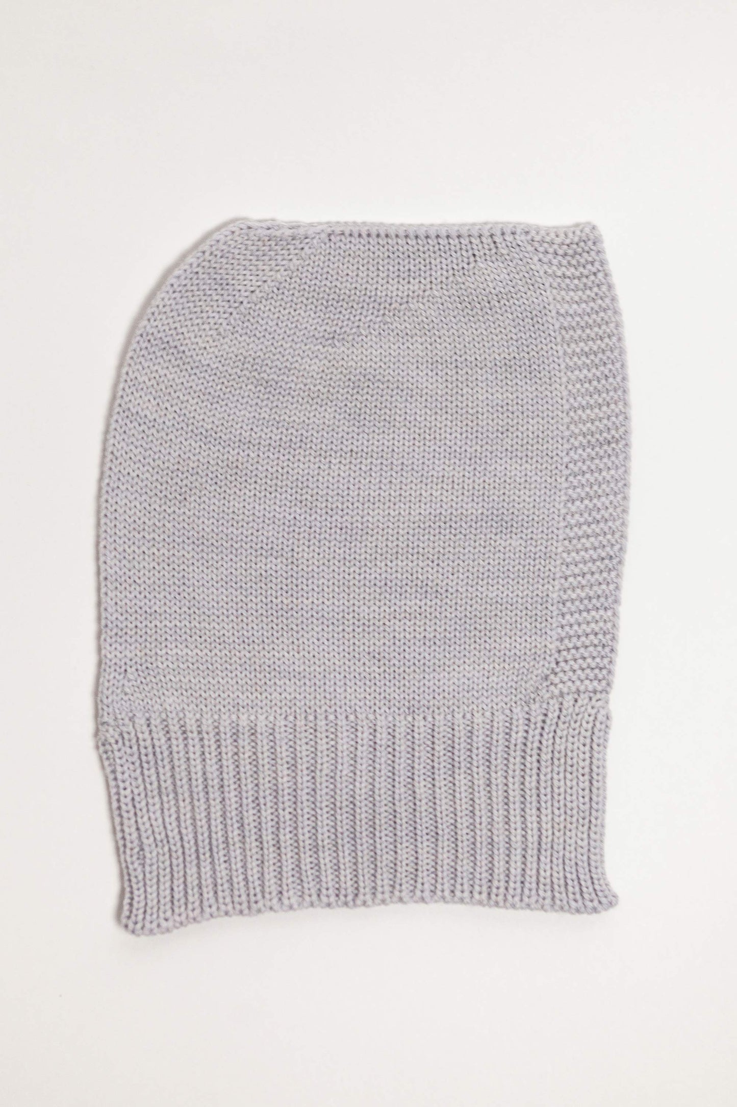 Grey Merino Wool Baby Balaclava