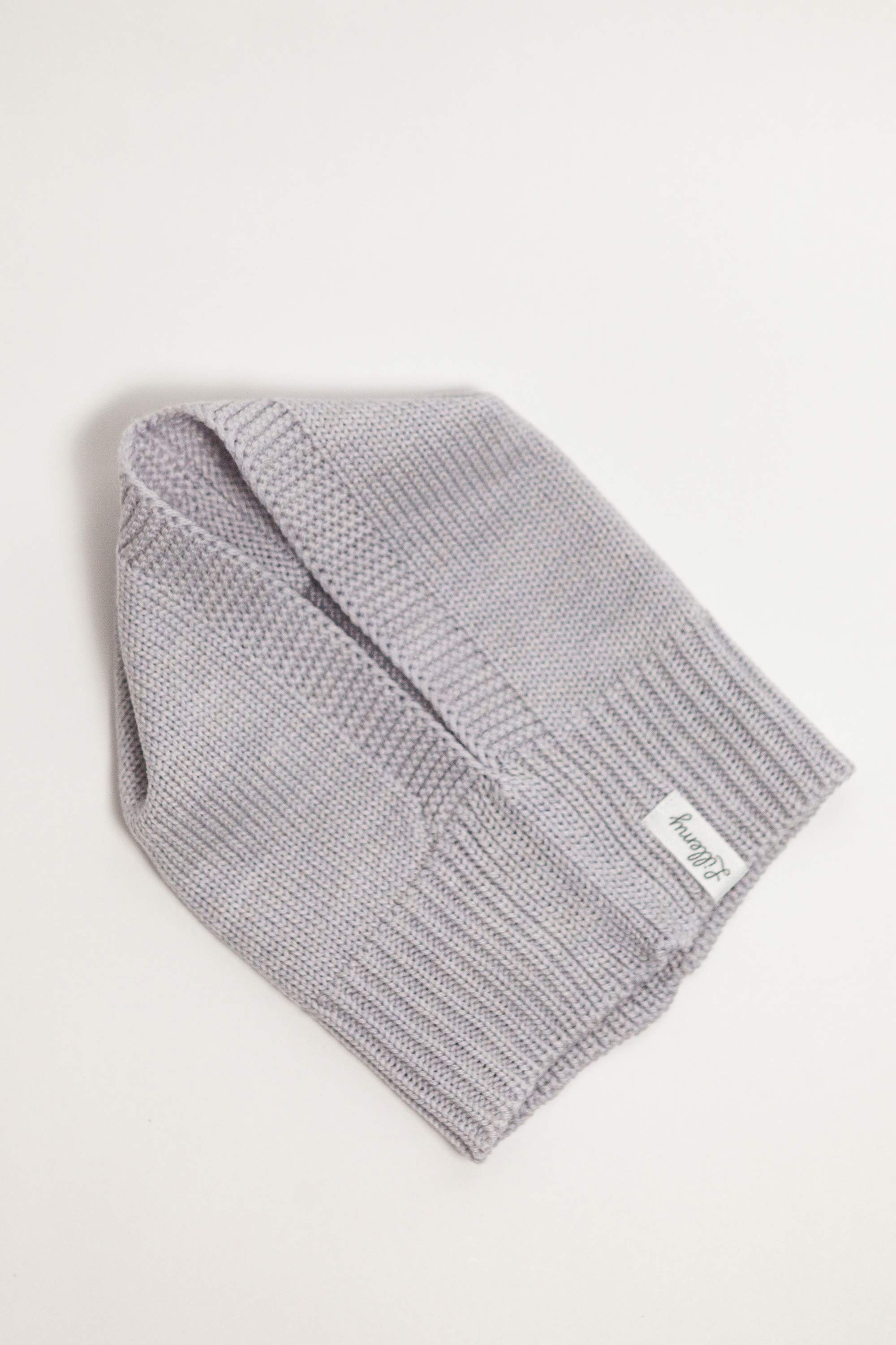 Grey Merino Wool Baby Balaclava