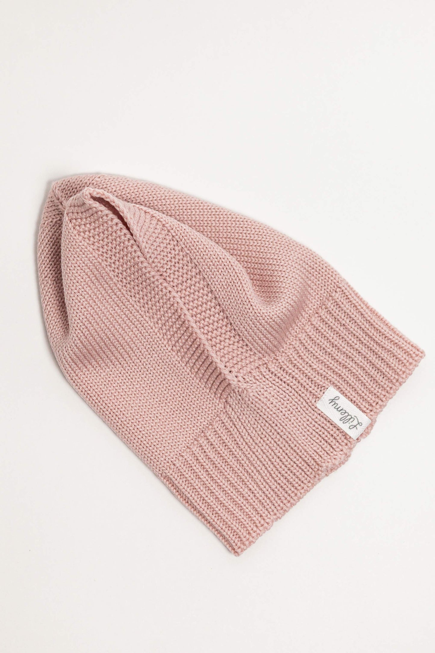 Pink Merino Wool Baby Balaclava