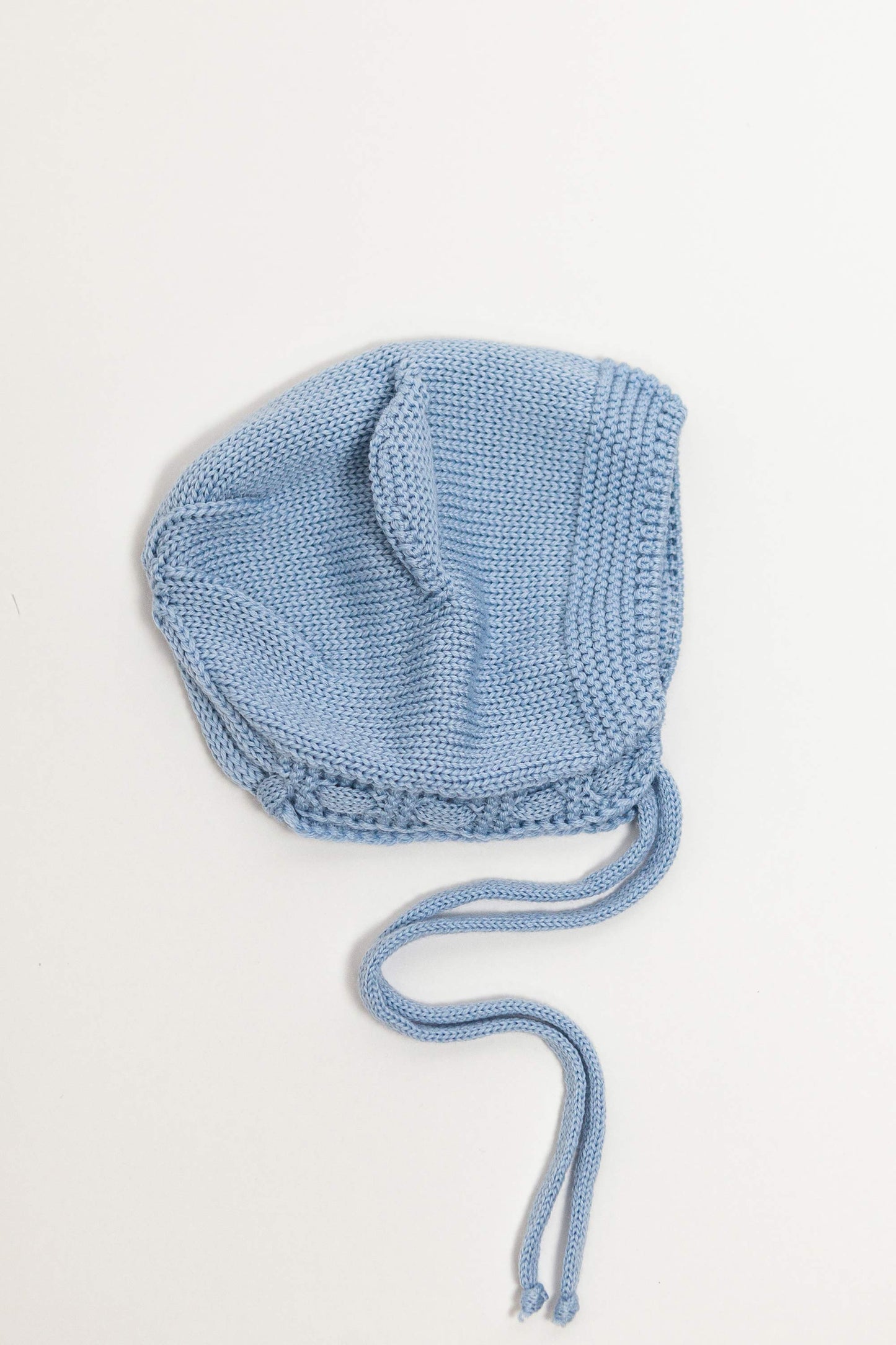 Blue Merino Wool Bonet