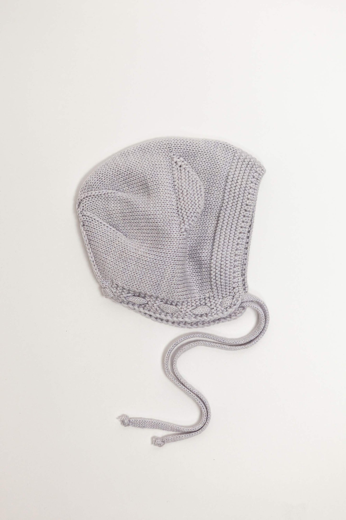 Grey Merino Wool Bonet
