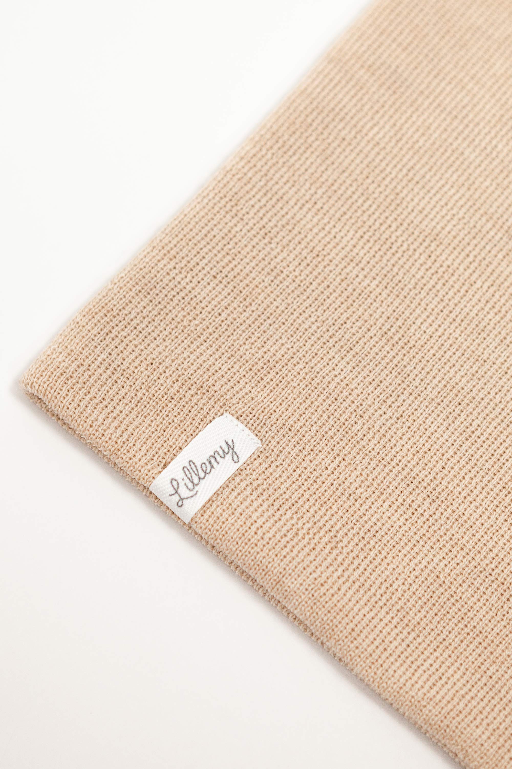 Beige Merino Wool Kids Snood