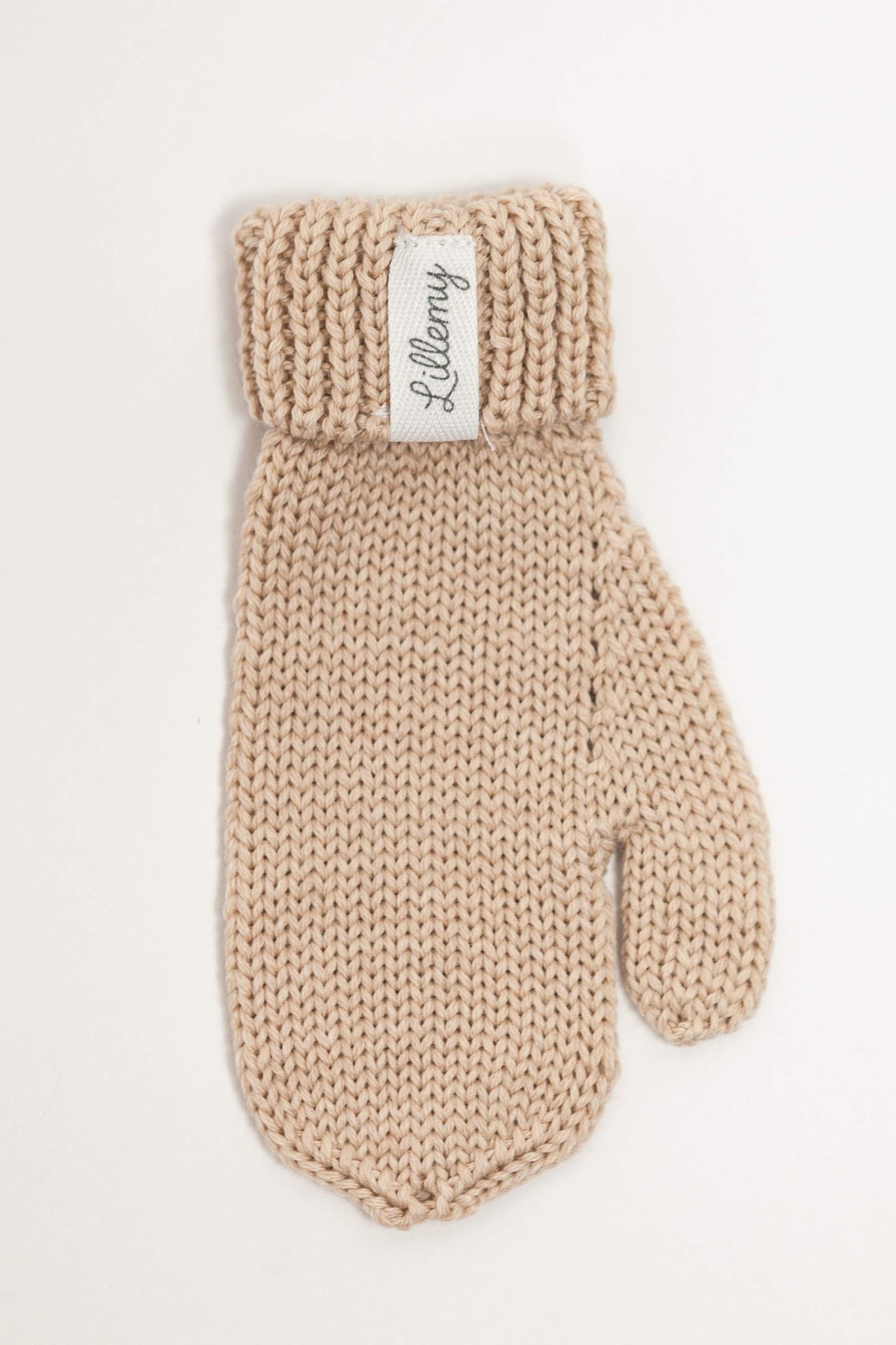 Baby & Kids Merino Wool Mittens - Beige