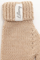 Baby & Kids Merino Wool Mittens - Beige