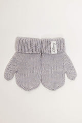 Baby & Kids Merino Wool Mittens - Grey