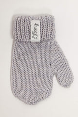 Baby & Kids Merino Wool Mittens - Grey