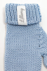 Baby & Kids Merino Wool Mittens - Blue