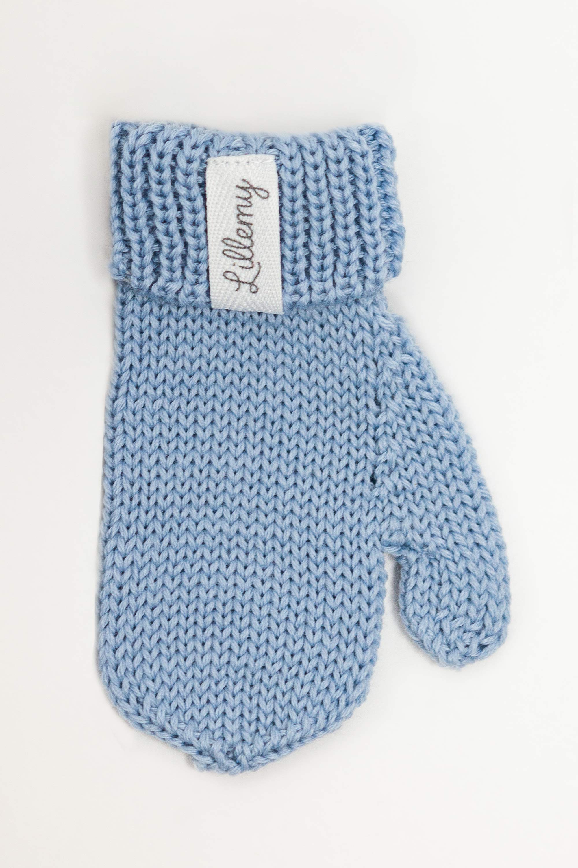 Baby & Kids Merino Wool Mittens - Blue